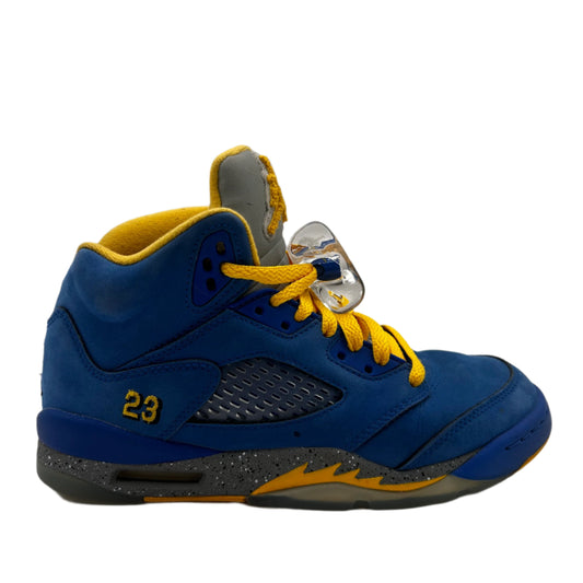 USED Air Jordan 5 'Laney JSP Royal Blue Yellow