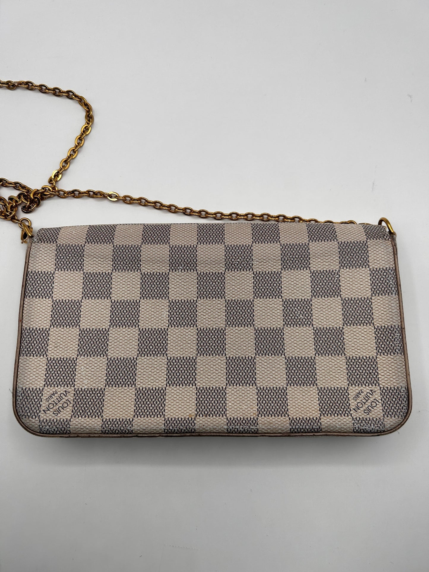 Louis Vuitton Damier Azur Pochette Felicie Crossbody Bag